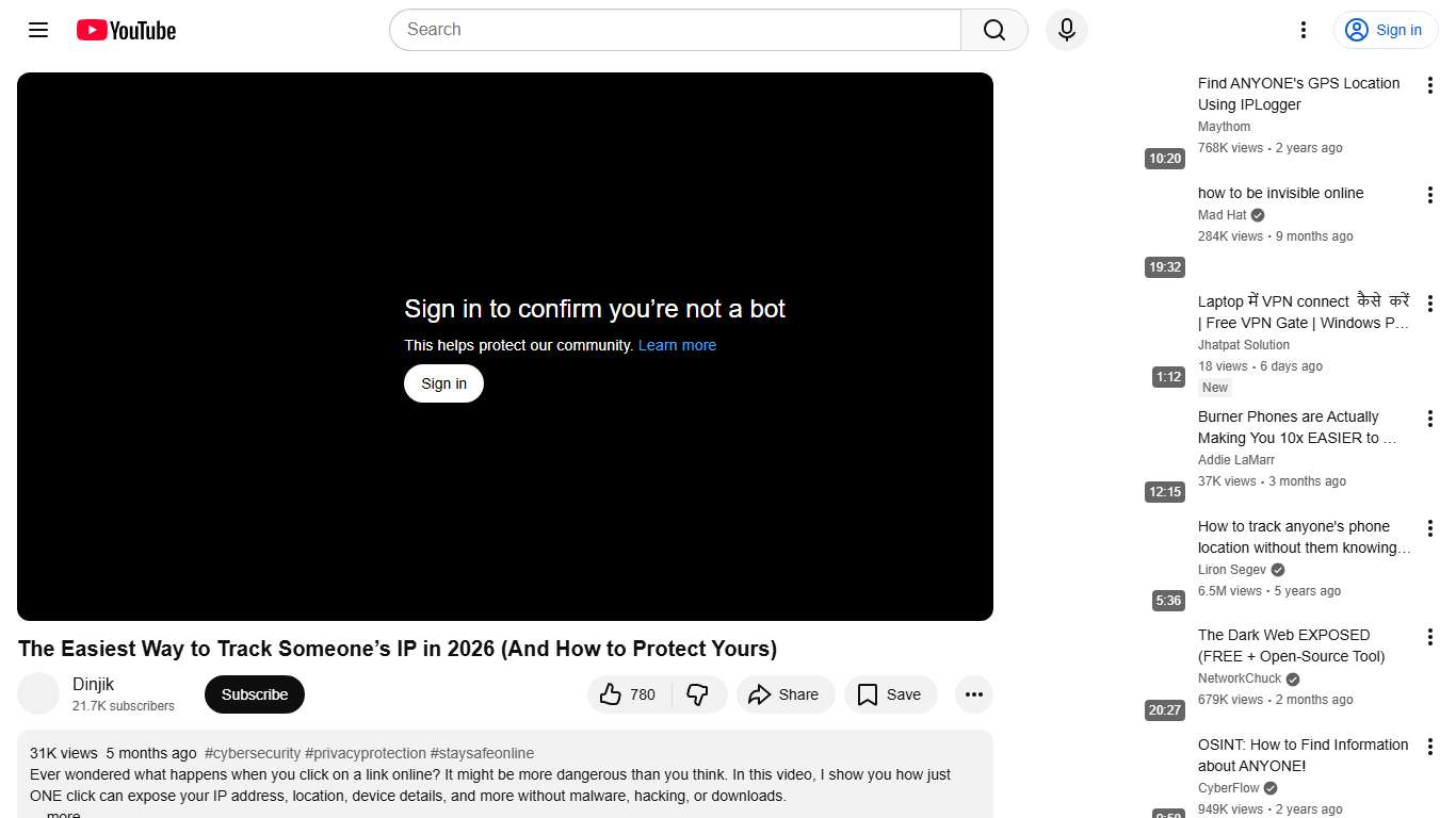 The Easiest Way to Track Someone’s IP in 2026 (And How to Protect Yours) - YouTube