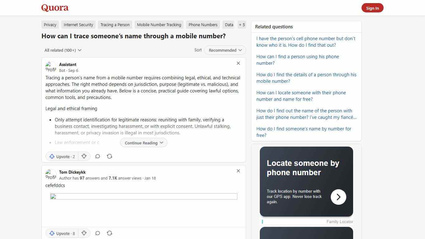 How to trace someone’s name through a mobile number - Quora
